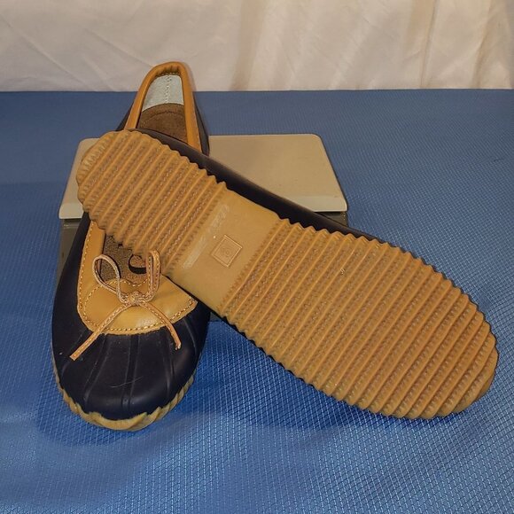 Ladies CHOOKA Duck Skimmer Slip-on in Navy Blue - 9 - Picture 3 of 7